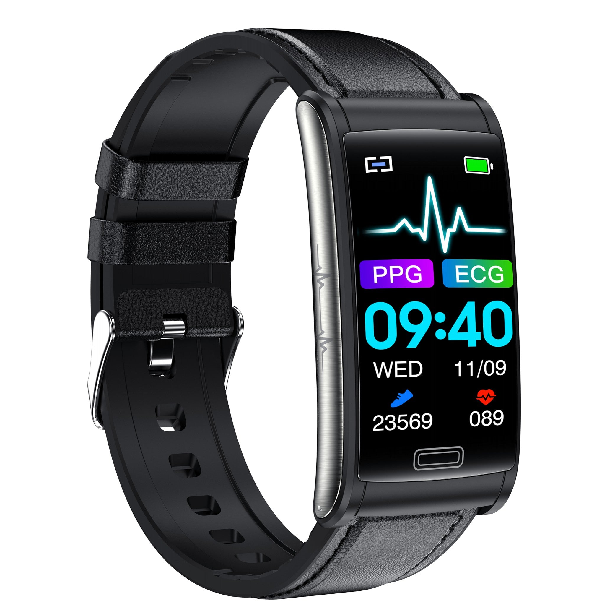 Egg Roll ECG Blood Glucose Health Bracelet ECG6 - 图片 10