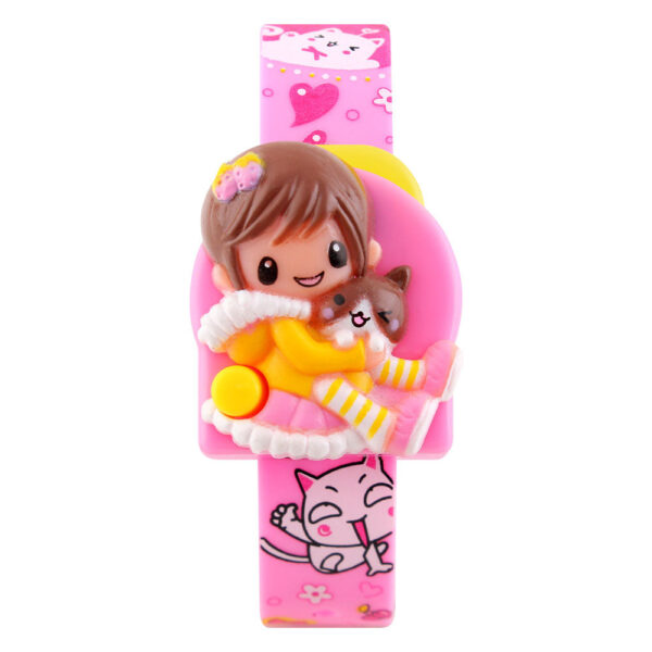Cartoon children's toy cat student watch W2312840 - 图片 2