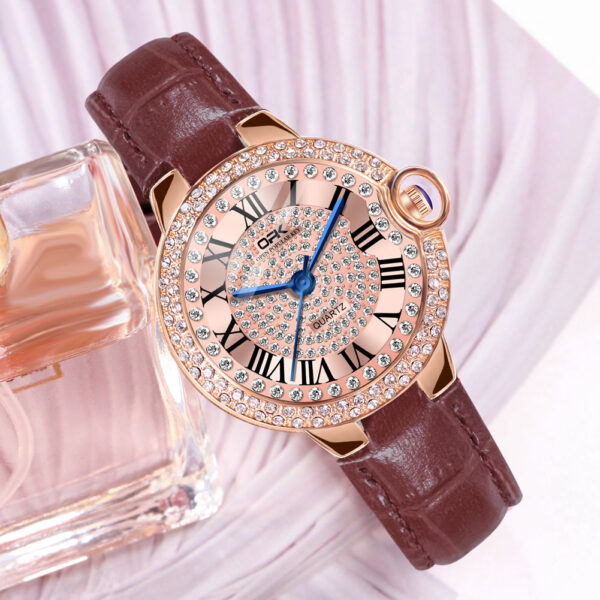 Waterproof luminous women's quartz watch W06OPK88615-BN - 图片 6