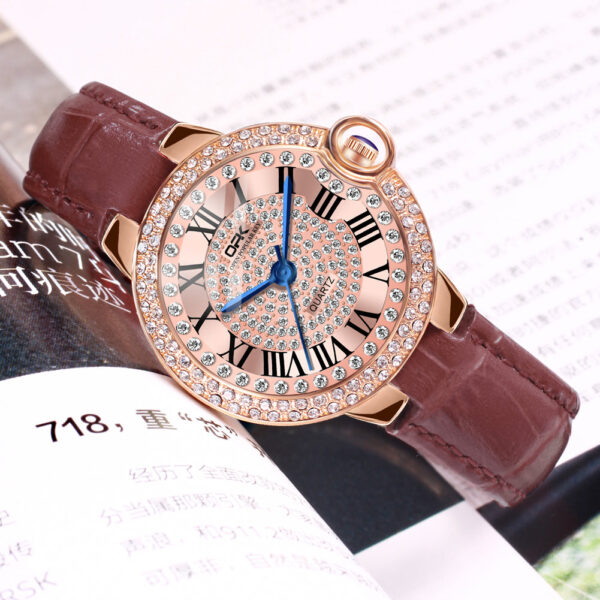 Waterproof luminous women's quartz watch W06OPK88615-BN - 图片 7