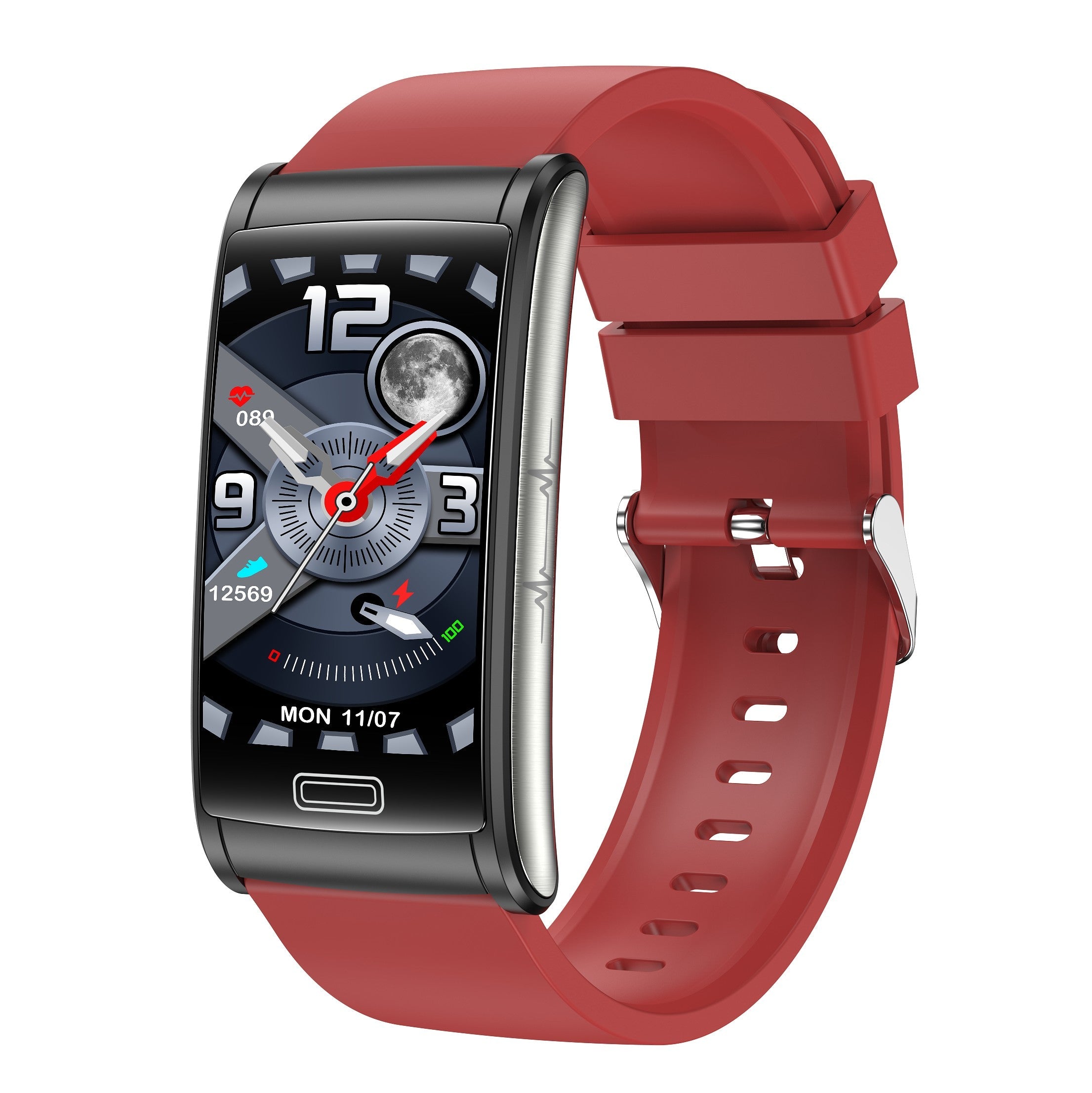 Egg Roll ECG Blood Glucose Health Bracelet ECG6 - 图片 5