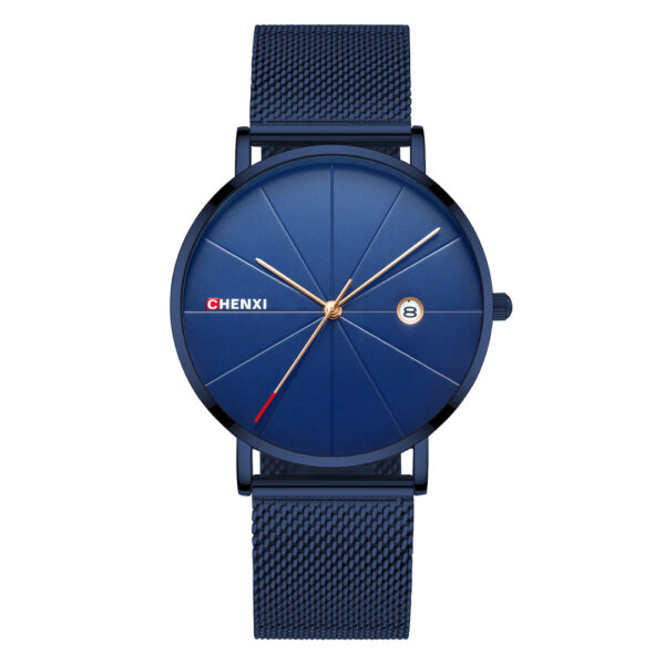 Three-eye six-pin moon phase quartz watch W28CX8921 - 图片 3