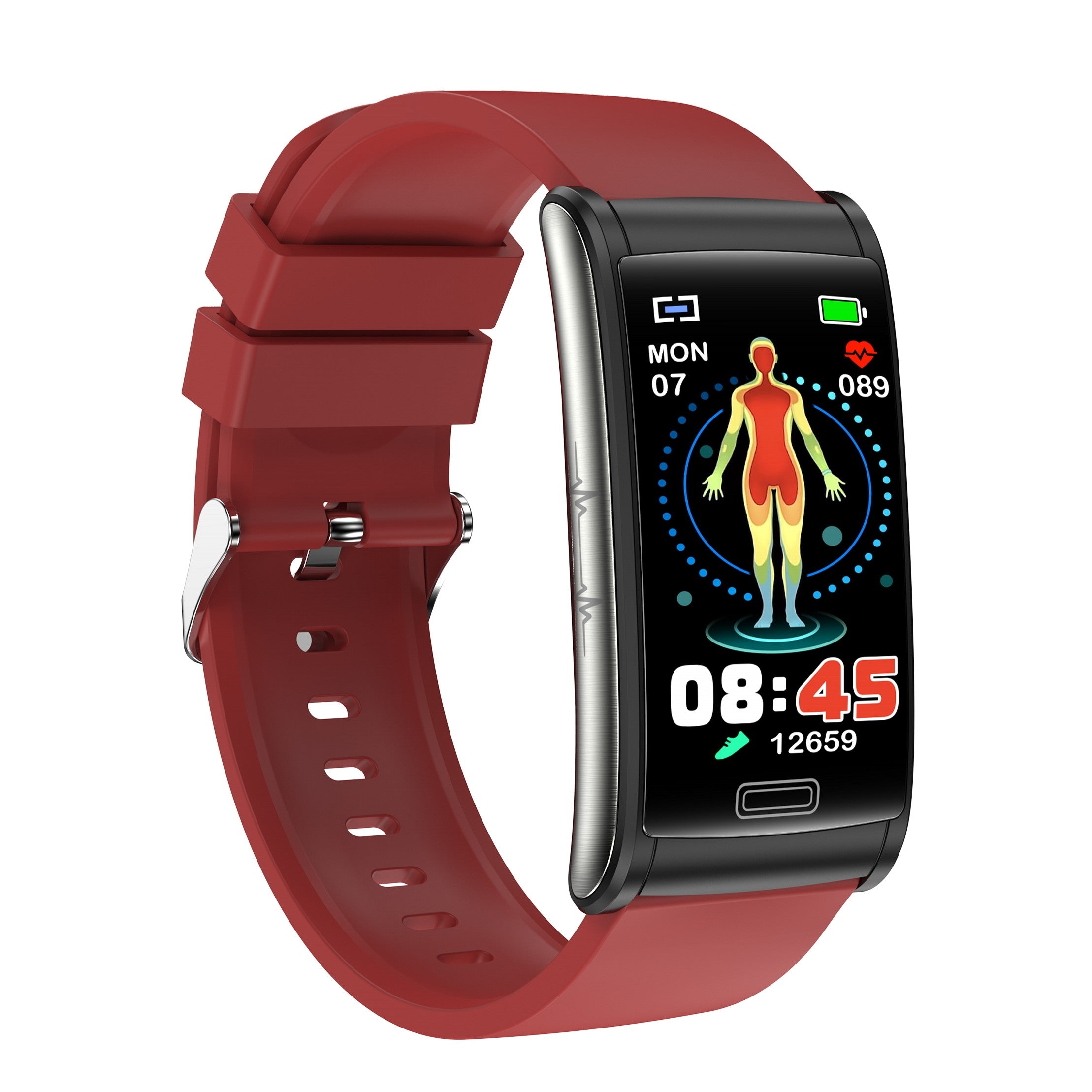Egg Roll ECG Blood Glucose Health Bracelet ECG6 - 图片 7