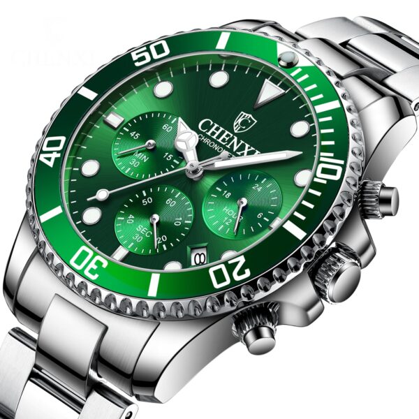 Three-eye six-pin quartz watch W28CX8901 - 图片 4