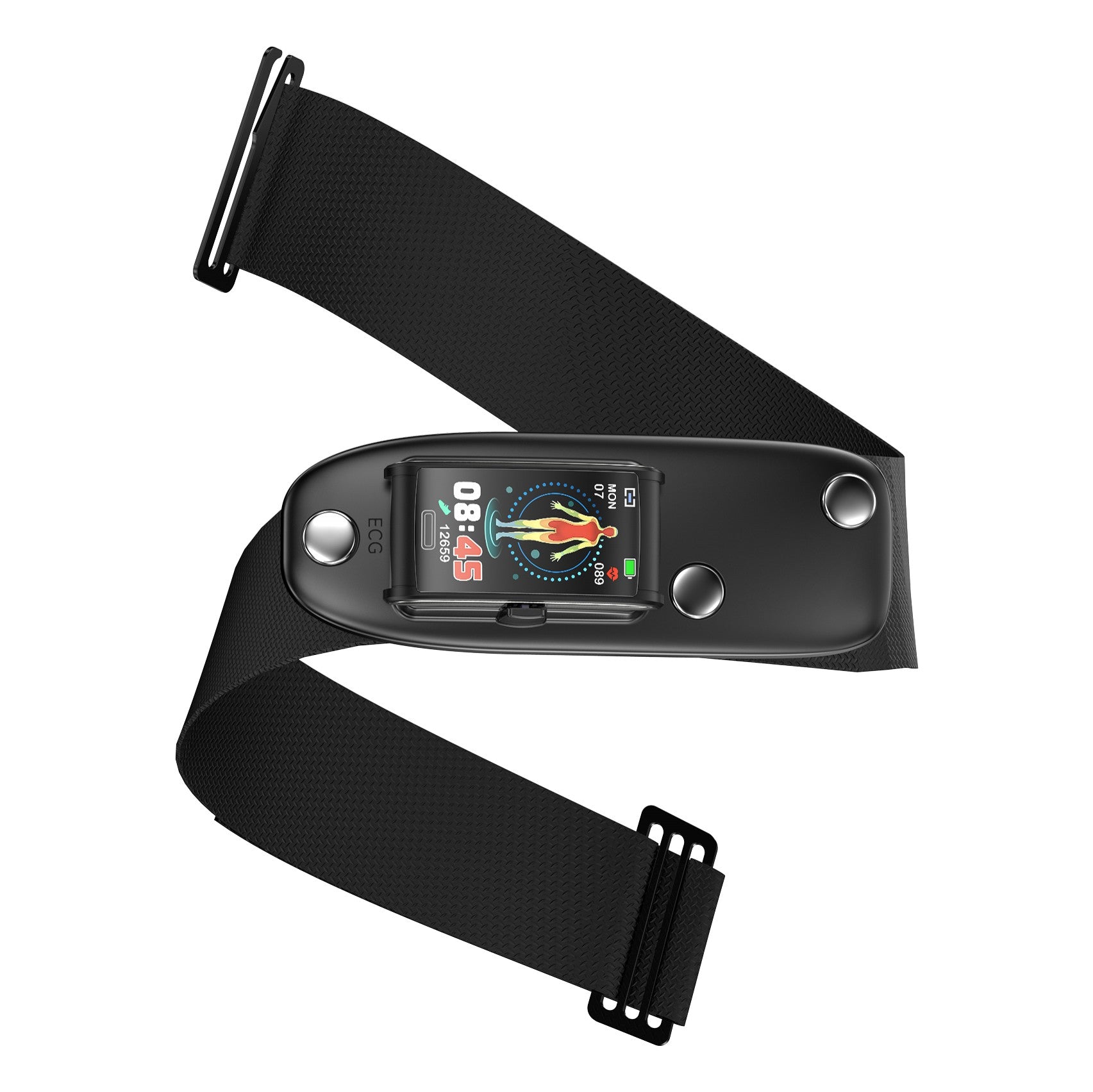 Egg Roll ECG Blood Glucose Health Bracelet W03E8600 - 图片 3