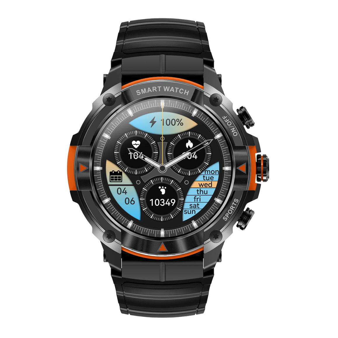 black smart watch mens