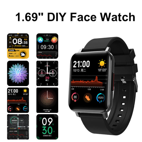 T8 Heart Rate Alert Smart Sport Watch - 图片 10